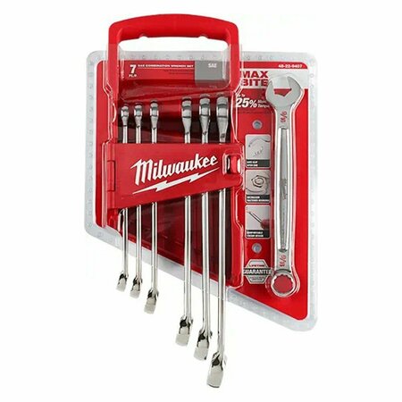 MILWAUKEE TOOL 7-Pc Sae Combination Wrench Set ML48-22-9407